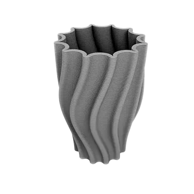 3D CONCRETE : JARDINIÈRE CRISTALINNE, ref CRISTALINNE_3D